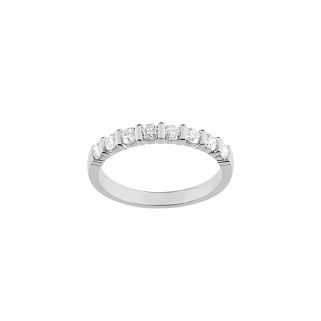 Alliance en or blanc et diamants de 0.50ct