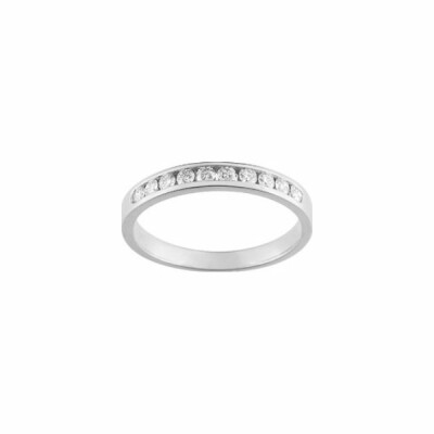 Bague en or blanc et diamants de 0.30ct