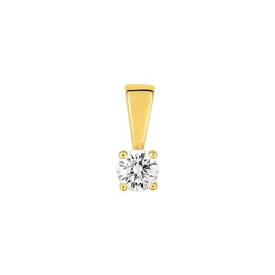 Pendentif en or jaune et diamant 0.08ct