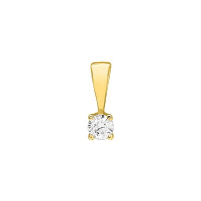 Pendentif en or jaune et diamant 0.04ct