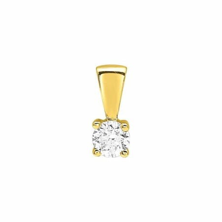 Pendentif en or jaune et diamant 0.14ct