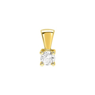 Pendentif en or jaune et diamant 0.18ct