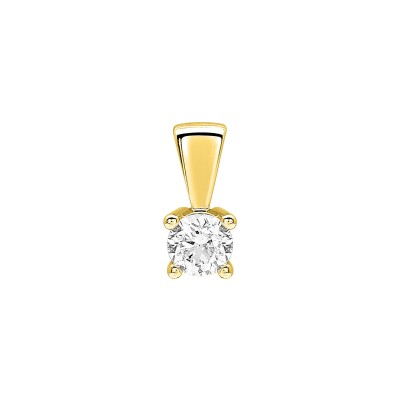 Pendentif en or jaune et diamant 0.23ct