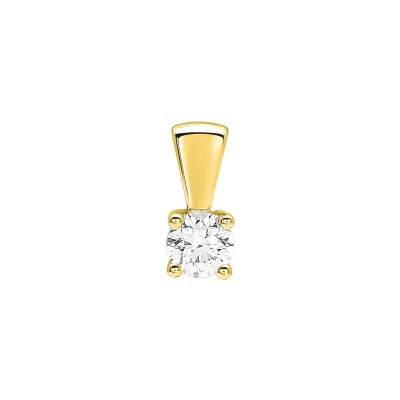Pendentif en or jaune et diamant 0.30ct