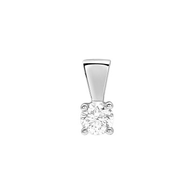 Pendentif en or blanc et diamant 0.35ct