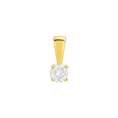 Pendentif en or jaune et diamant 0.10ct