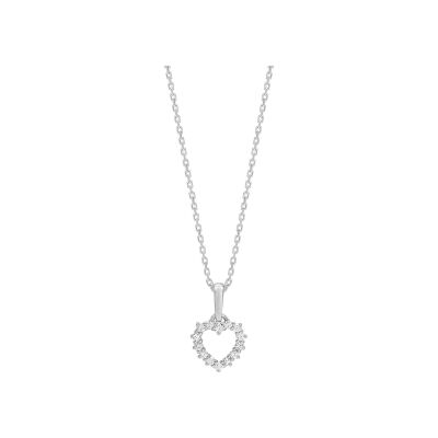 Collier en or jaune et diamant 0.13ct
