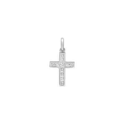 Pendentif en or blanc et diamant 0.20ct