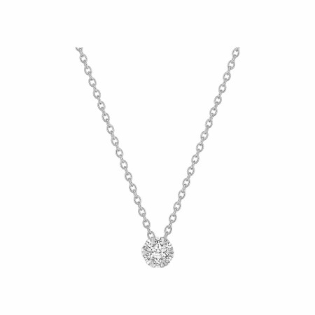 Collier en or blanc et diamants