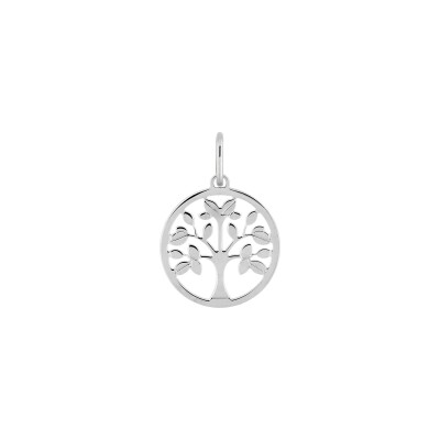 Pendentif en or blanc
