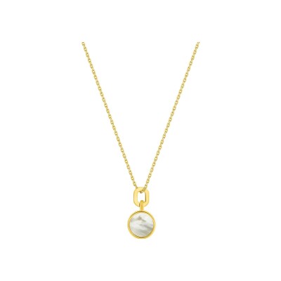 Collier en or jaune et nacre