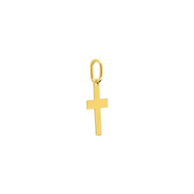 Pendentif croix en or jaune