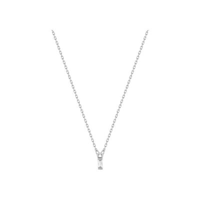 Collier en or blanc et diamant 0.05ct