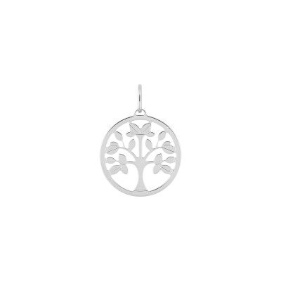 Pendentif en or blanc