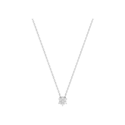Collier en or blanc et diamant 0.09ct