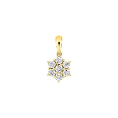 Pendentif en or jaune et diamant 0.07ct