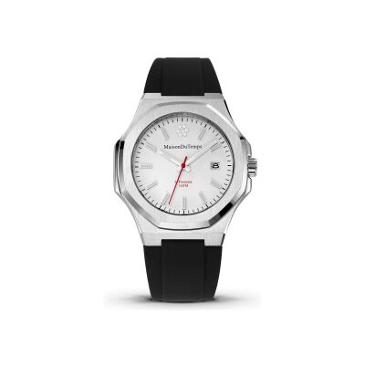Montre Maison du Temps MTGamma Blanc Silicone Noir