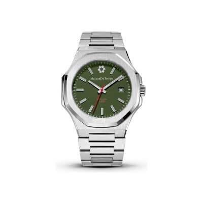 Montre Maison du Temps MTGamma Kaki Acier
