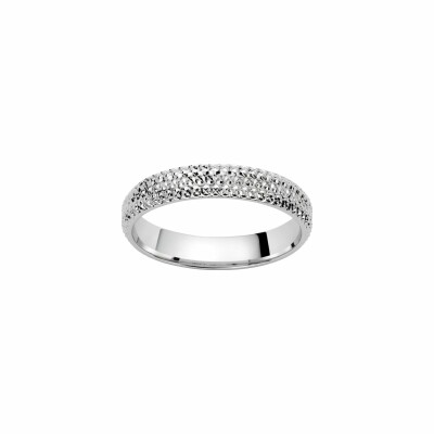 Alliance en or blanc, 3.5mm