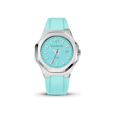 Montre Maison du Temps MTGamma Turquoise Silicone Turquoise