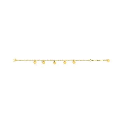 Bracelet en acier doré