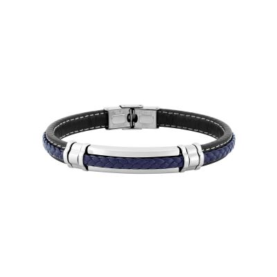 Bracelet en matière synthétique et acier