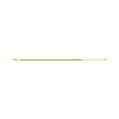 Bracelet en acier doré