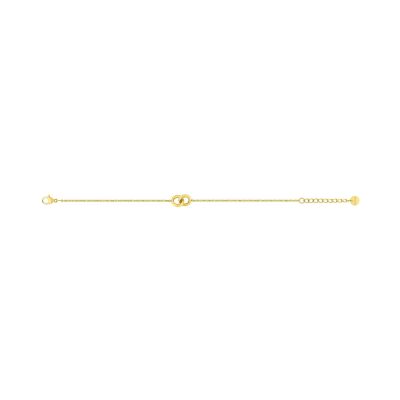Bracelet en acier doré