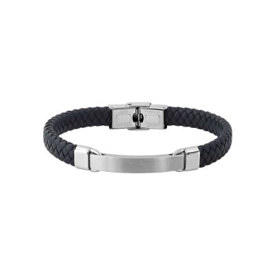 Bracelet en matière synthétique et acier