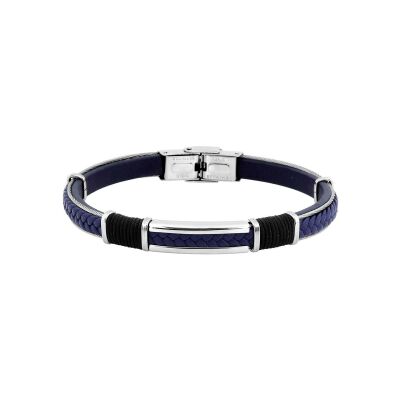 Bracelet en matière synthétique et acier