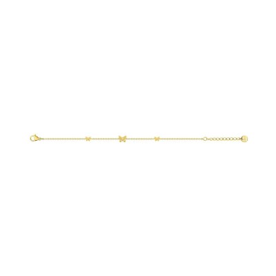 Bracelet en acier doré