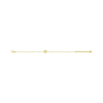 Bracelet en acier doré