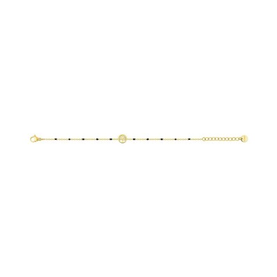 Bracelet en acier doré