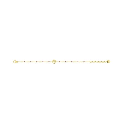 Bracelet en acier doré
