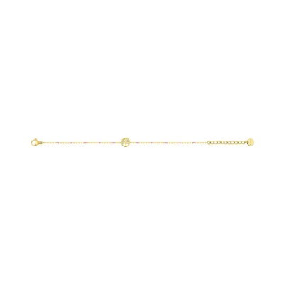 Bracelet en acier doré