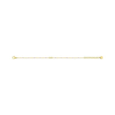 Bracelet en acier doré