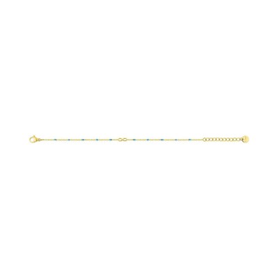 Bracelet en acier doré