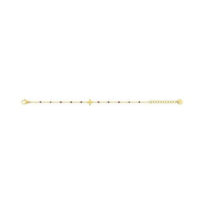 Bracelet en acier doré