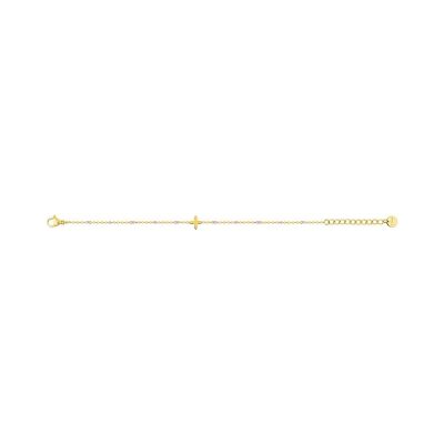Bracelet en acier doré