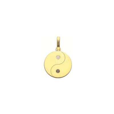 Pendentif en or jaune et diamant