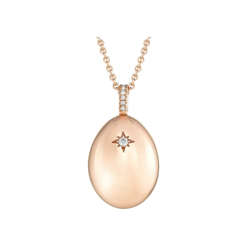 Collier Fabergé Essence en or rose et diamants