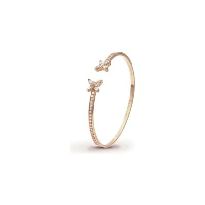 Bracelet Flex diamants or rose