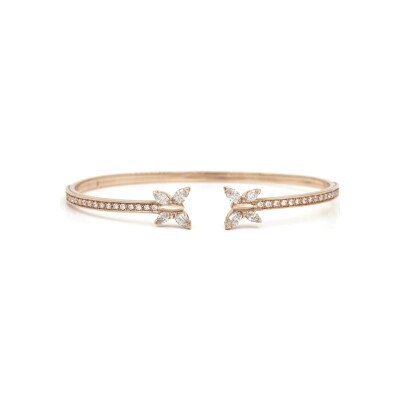 Bracelet Flex diamants or rose