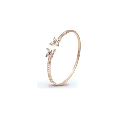 Bracelet Flex diamants or rose