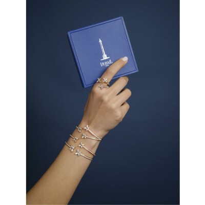 Bracelet Flex diamants or rose
