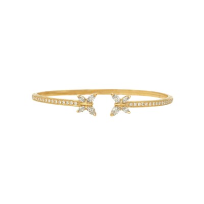 Bracelet Flex diamants or jaune