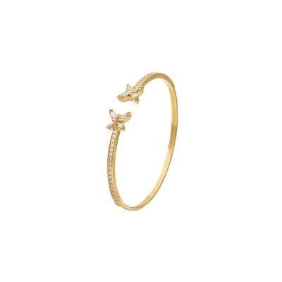 Bracelet Flex diamants or jaune