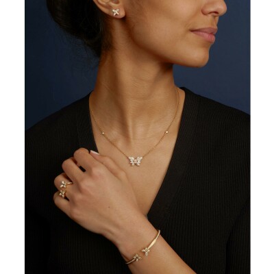 Bracelet Flex diamants or jaune