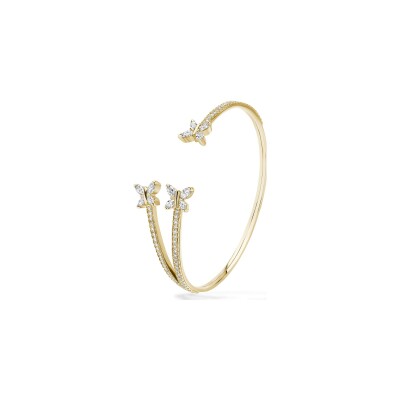 Bracelet Flex diamants or jaune