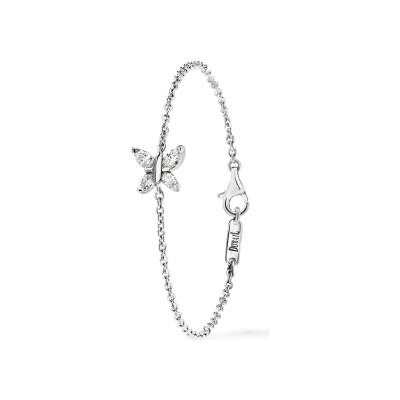 Bracelet diamants or blanc